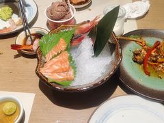 甜虾刺身-大渔铁板烧(花园道店)