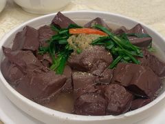 姜茸韭菜浸猪红-顺德人家食府(黄金广场店)