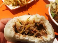 豆菜素包-石头门坎