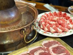 鲜切羊上脑肉-老门框爆肚涮肉(方庄店)