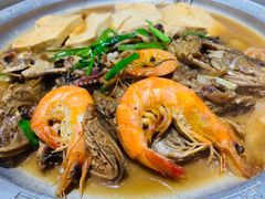-东来菜馆•手抓海鲜家常菜•海鲜锅贴(鸽子窝店)