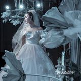 美瑞出品｜似是跌落花海的蓝色水晶婚礼