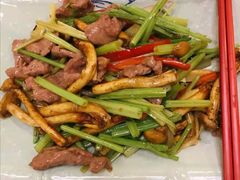 松茸炒安格斯牛肉-水上明月·湖景餐厅