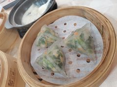 金蒜鲜虾菠菜饺-麒麟濠景家宴(麒麟店)