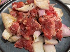 -山野的朋友露营炭火烤肉