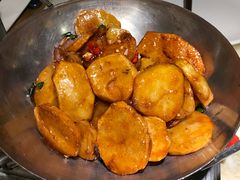 干锅土豆片-绿茶餐厅(西单老佛爷店)