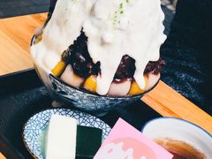 日式抹茶生乳かき氷-WONDER ICE 萬得冰田(建設路总店)