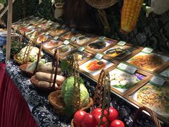 自助取餐区-东营西郊蓝海禧华大饭店·渔歌舫