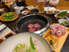 盐烤秋刀鱼-万福炭火烤肉日本料理(新街口店)
