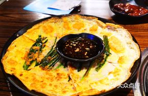 Vegetable Seafood Pancake