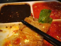 五花肉卷生菜-牛味道炭火烤肉(湖前总店)