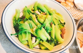 Oil渣 Stir-fried Garlic Water East Mustard Greens
