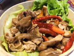 辣卤肥肠-王婆乔鲜鱼自助火锅(蜀汉路店)