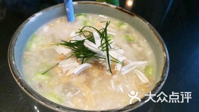 菊花鱼肚鱼茸羹
