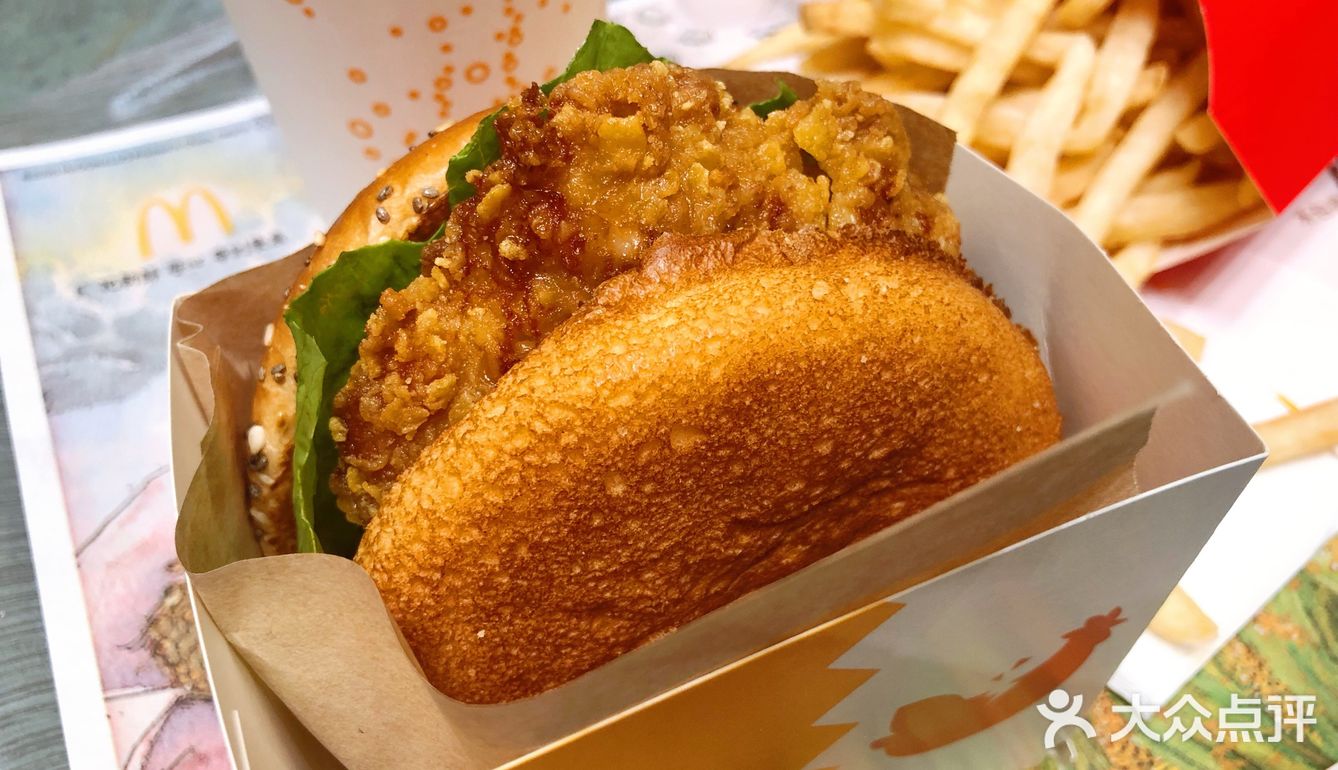 上新❗麦麦咔滋脆鸡腿堡🍔