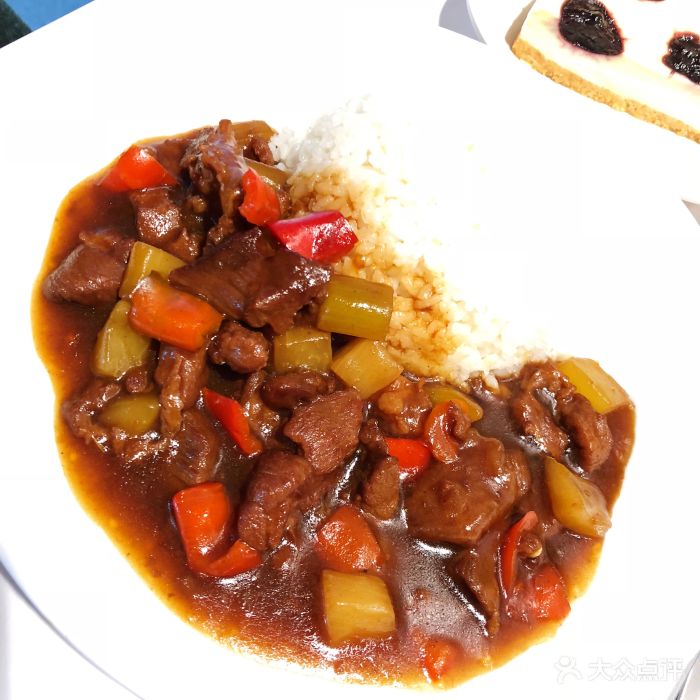 宜家餐廳(明匙路店)-芥藍蒜蓉牛肉飯圖片-南京美食-大眾點評網