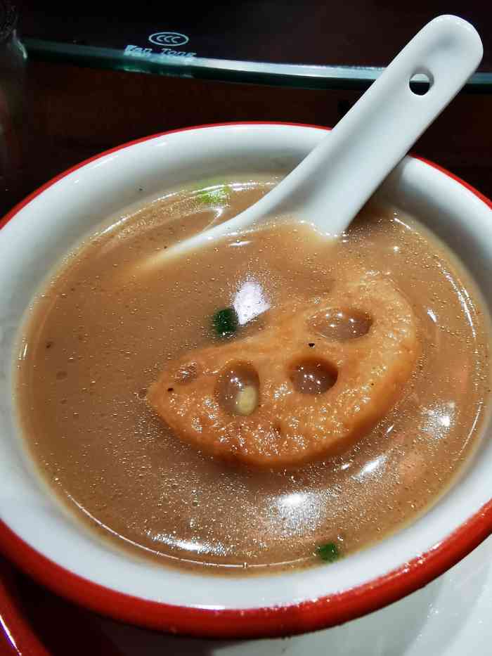 来菜·湖北头牌藕汤(常青花园店)-"[薄荷]环境:店内有点乱,卫生一般般