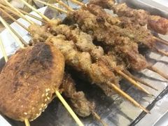 烤肉筋和烤烧饼-天津乾毓德饭庄·清真传统炒菜·海鲜烧烤(咸阳路店)