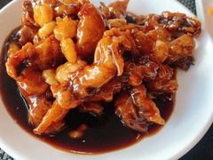 虾爆鳝-三台山庄中餐厅