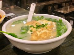 豌豆尖煎蛋湯-庆合府重庆大排档(紫都城店)