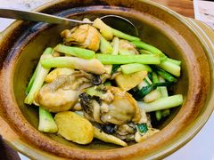 姜葱生蚝煲-尝囍煲仔小菜