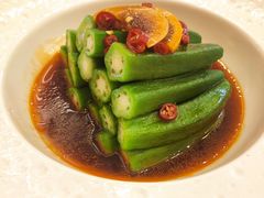 白灼秋葵-锦粤宫·精致粤菜(深圳北站店)