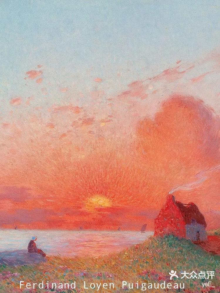yee_ 2021年2月21日 关注 费迪南德大师这么温馨的日落风景油画作品