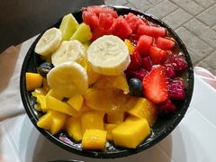 什锦鲜果果料刨冰-小胖老味刨冰