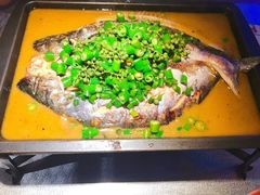 鲜青椒烤鱼-探鱼·鲜青椒爽麻烤鱼(苏宁广场店)