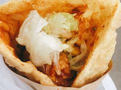 -小红车炸蛋葱油饼