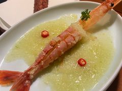 椴树雪蜜腌大虾-喜鼎海胆水饺(朝阳区三里屯太古里北区店)