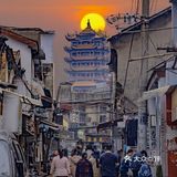 🌇来长江大桥看一场夕阳吧