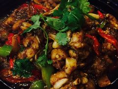 酸辣牛蛙-院落创意菜