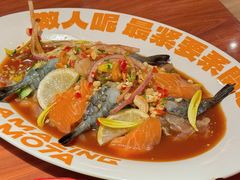 三文鱼生虾海蜇拼盘-摩打食堂(江南西店)