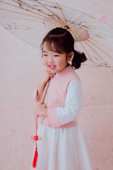 -海岸风光儿童摄影
