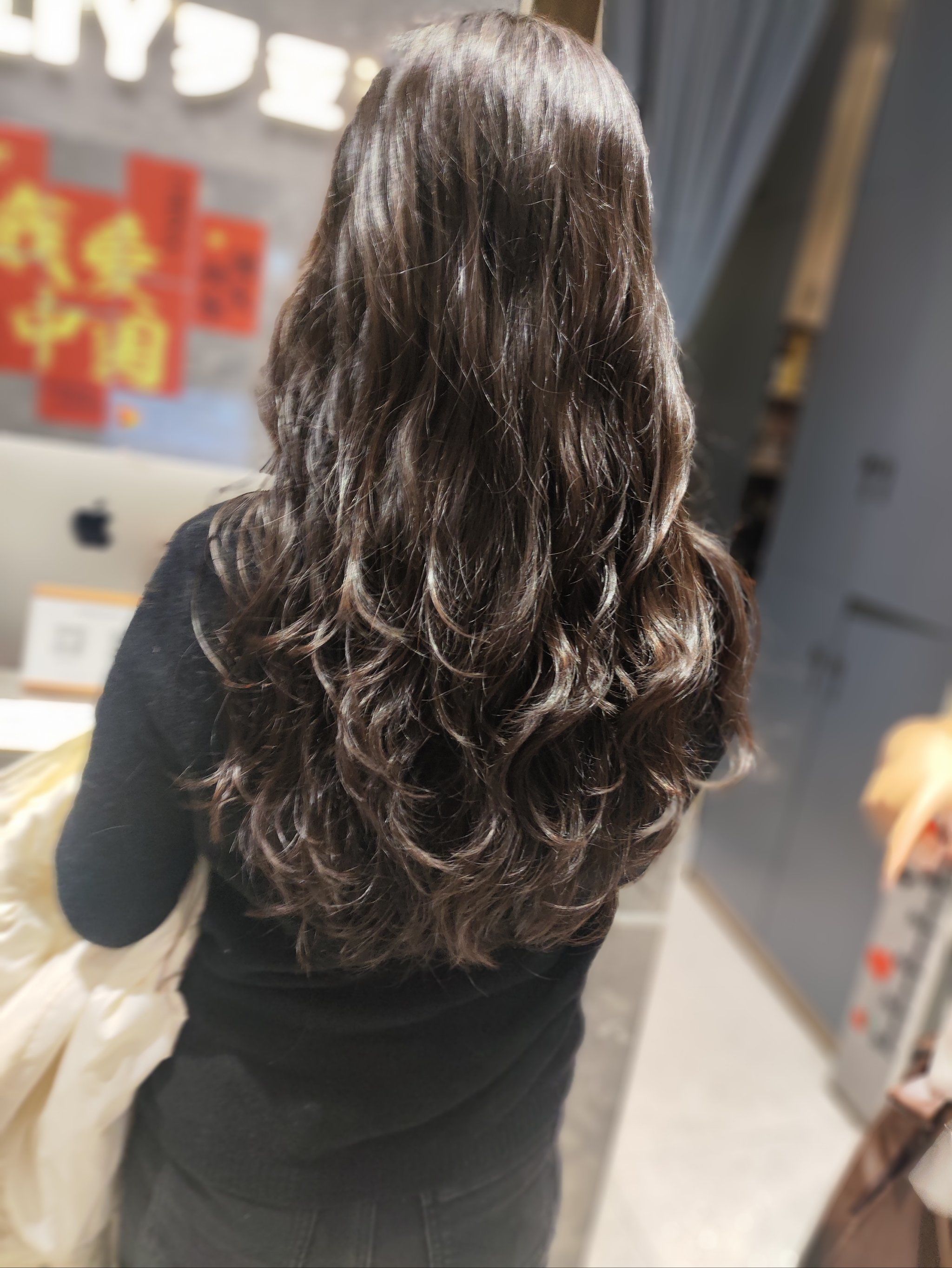 烫发也能出电棒造型