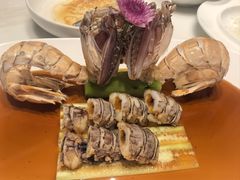 琥珀溏心富贵虾-海味世家·家常菜馆(明州里店)