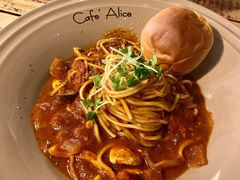 西红柿辣鸡意大利面-Cafe Alice咖啡爱丽丝(奥城店)
