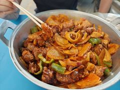 -尕有炕锅烤羊肉