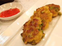 香煎春蚕虾饼-虹迎轩·中餐厅(虹桥迎宾馆店)