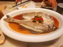 眀火鲈鱼-绿茶餐厅(石家庄万象城店)