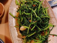 炝炒地瓜叶-山石榴·贵州菜(丰盛里店)