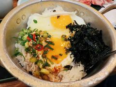 糖心蛋拌饭-三千里韩式炭火烤肉(南八马路店)