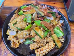 鱿鱼爆腰花铁板-卢庄(江汉路店)