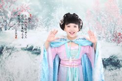 -后宫·古装汉服京剧儿童亲子全家福摄影