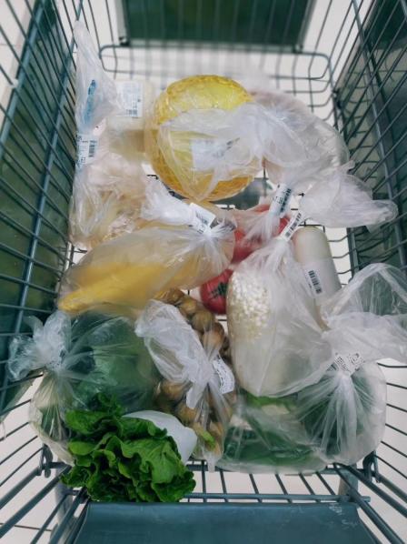 超市买菜真实图片