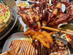 -草家酱蟹炭火烤肉店(珲春南路一店)