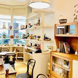 一起进入这家超出片的法式奶油风的漫画面包房