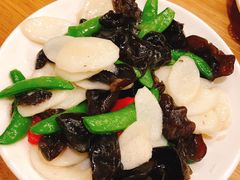 木耳甜豆炒山药-陈傻子餐厅(世纪都会店)