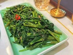 虾酱炒空心菜-古洋食坊·港点小馆(苏州中心店)